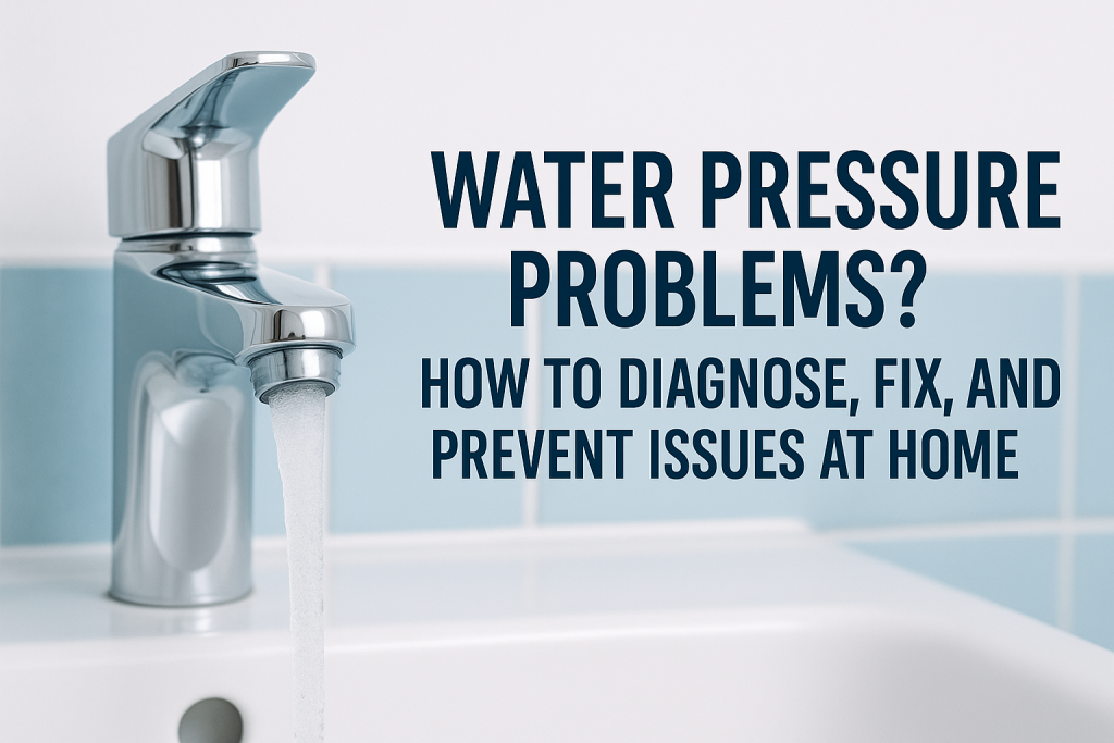 Water Pressure Problems? How to Diagnose, Fix, and Prevent Issues at Home