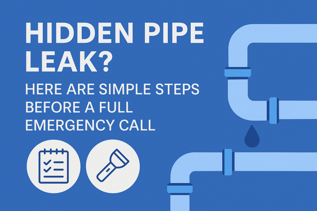 8 Smart Steps for Hidden Pipe Leak Detection Before an Emergency Call