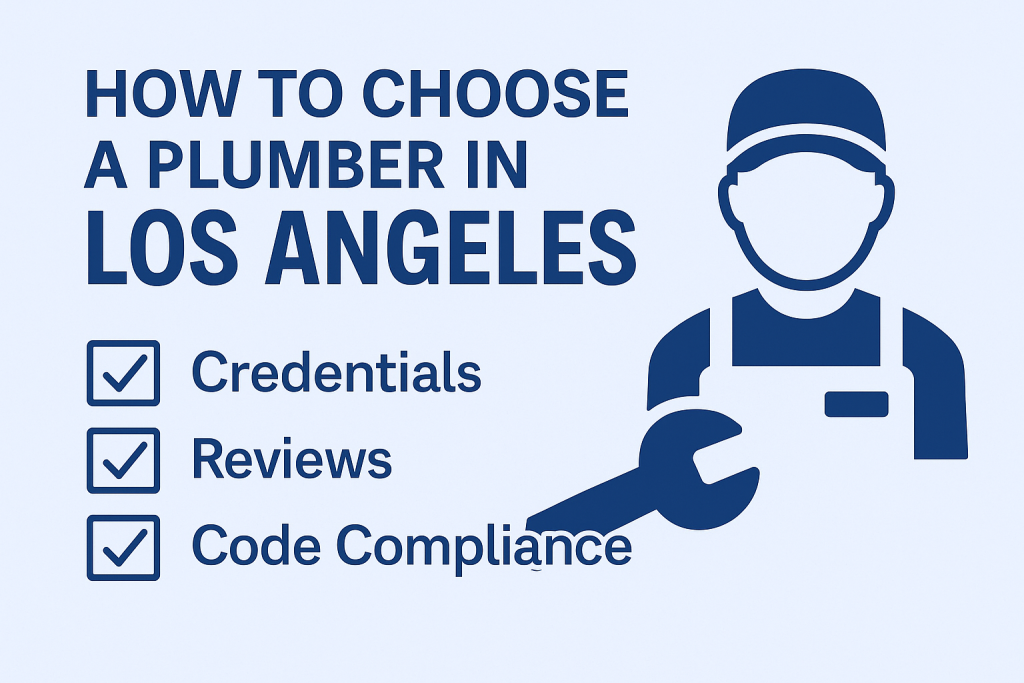 How to Choose a Plumber in Los Angeles: Credentials, Reviews, and Code Compliance
