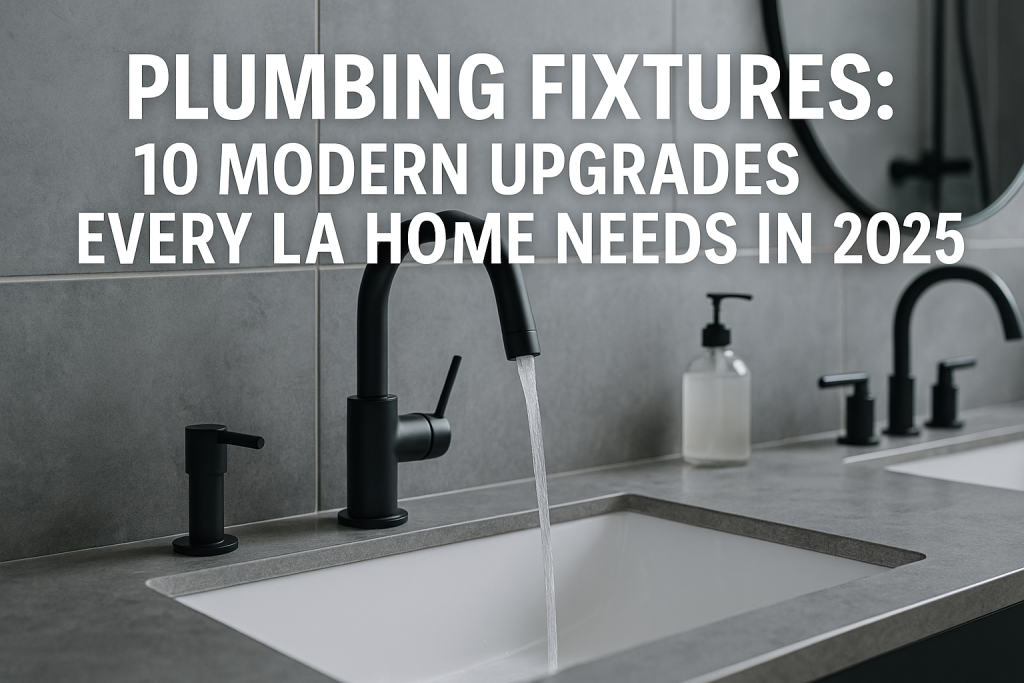 Plumbing Fixtures: 10 Modern Upgrades Every LA Home Needs in 2025