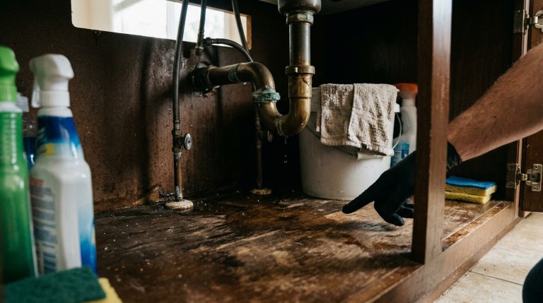 Wet Cabinet Floor Under the Kitchen Sink: Leak Clues Before It Spreads