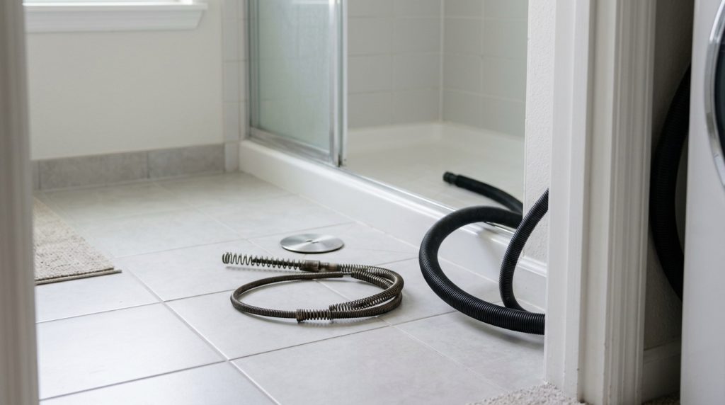 When a Shower Drain Gurgles After the Washer Runs