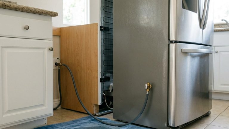 Refrigerator Water Line Leak Behind Cabinets: Safe First Steps Before Damage Spreads